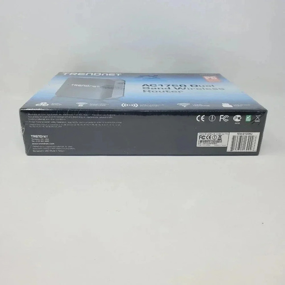 TRENDnet‎ TEW-812DRU AC1750 Dual Band Wireless Router 4 Port Gigabit USB LED - Picture 3 of 13